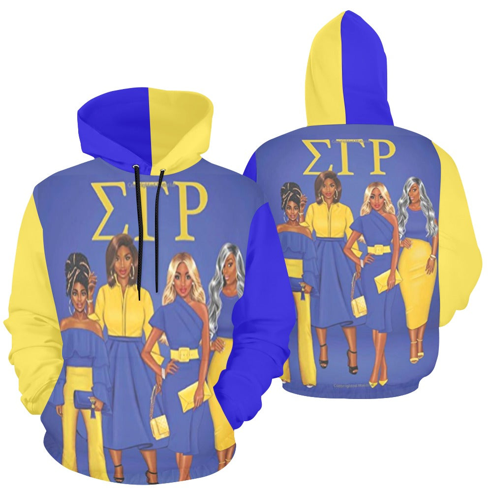 Adult custom all over hoodie