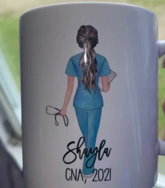 Custom mugs (regular or stainless-steel travel mug),