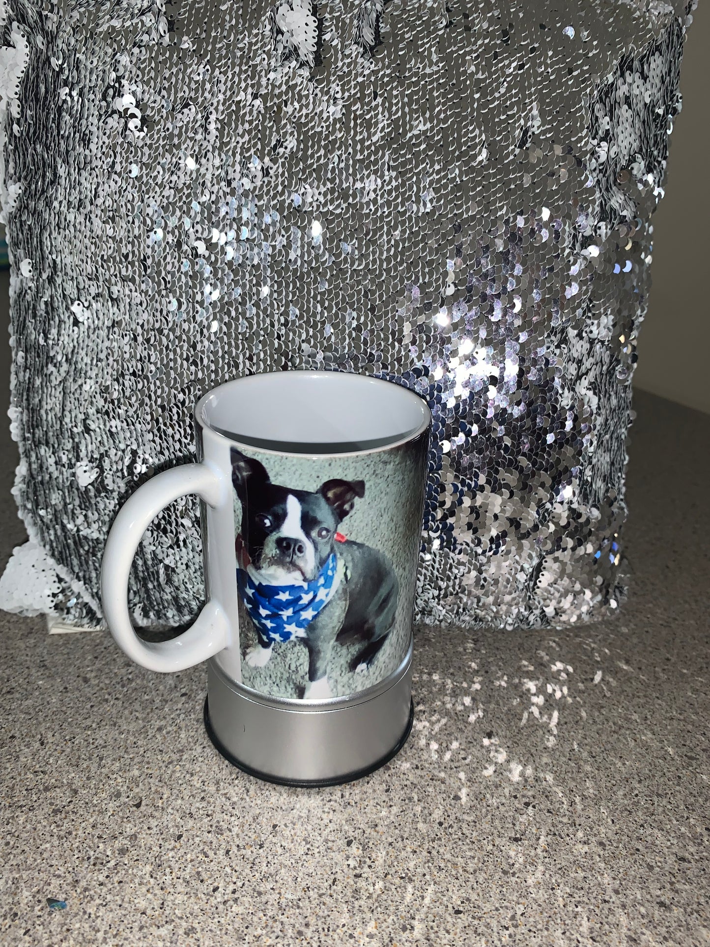 Custom mugs (regular or stainless-steel travel mug),