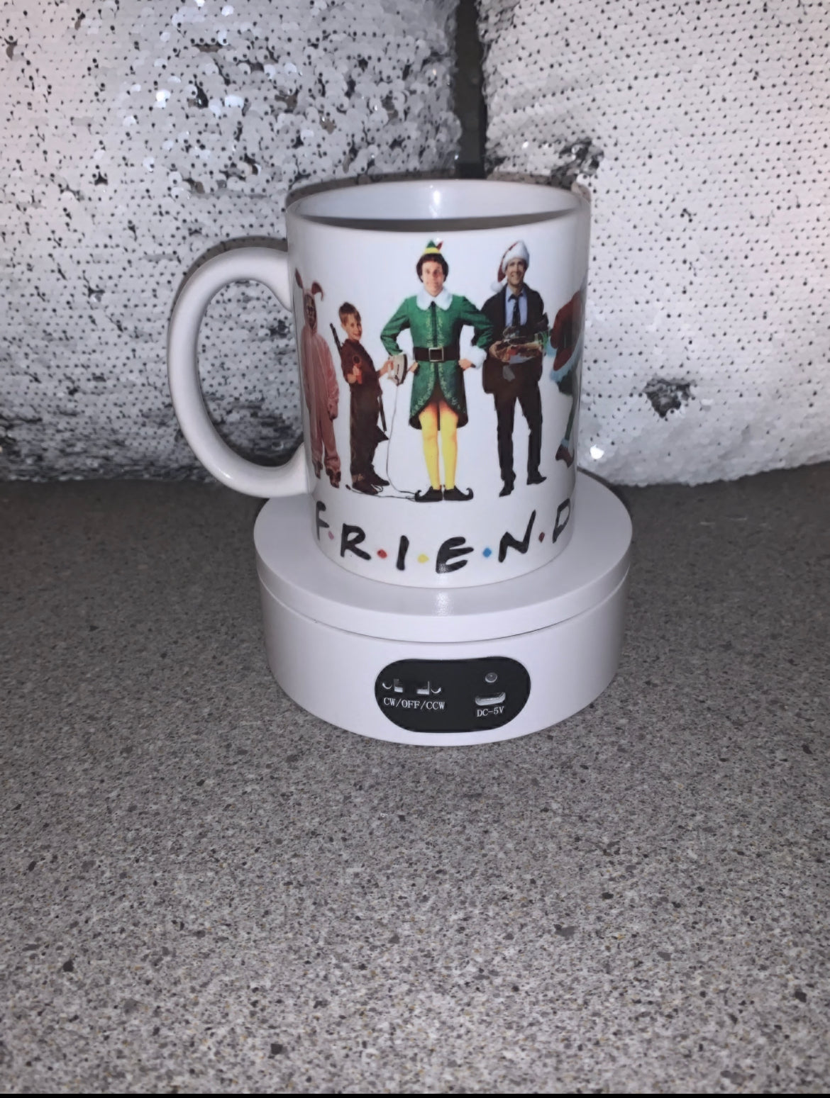 Custom mugs (regular or stainless-steel travel mug),
