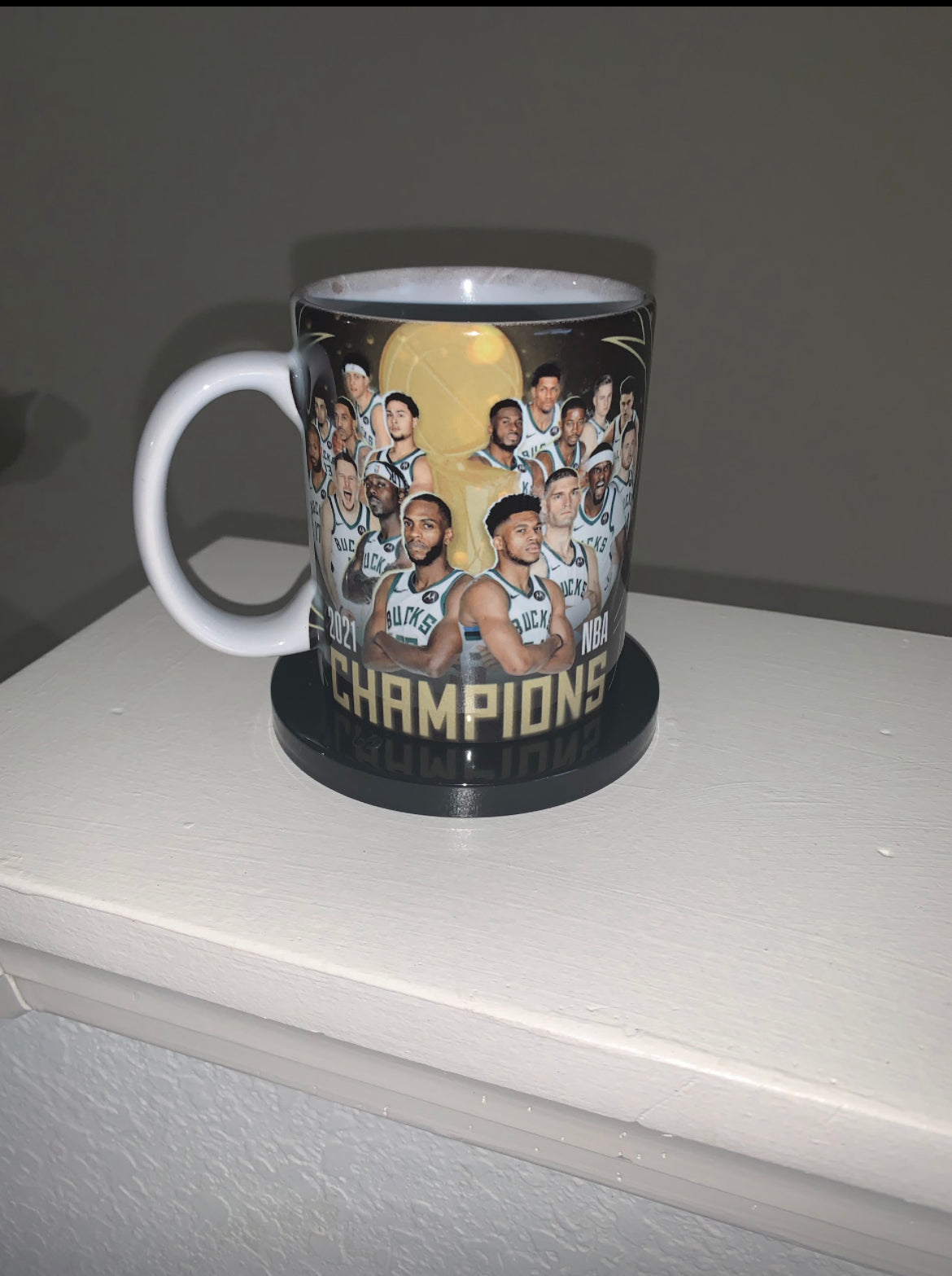 Custom mugs (regular or stainless-steel travel mug),
